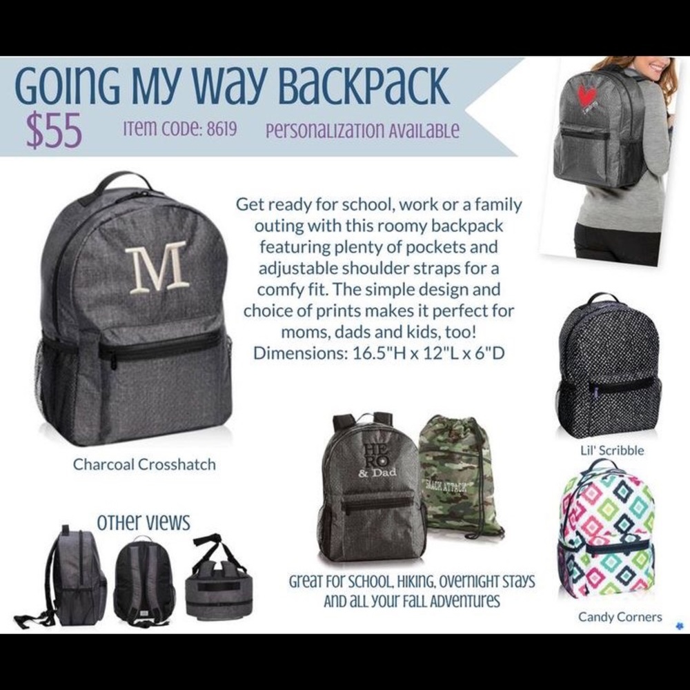 Thirty One 31 going my way backpack